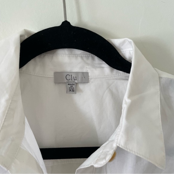 Clu shirtdress White collared Dress - Picture 3 of 6
